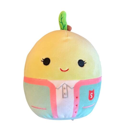 Squishmallows Other - NWT Ashley the Apple Squishmallow, School Cardigan, 8", Green